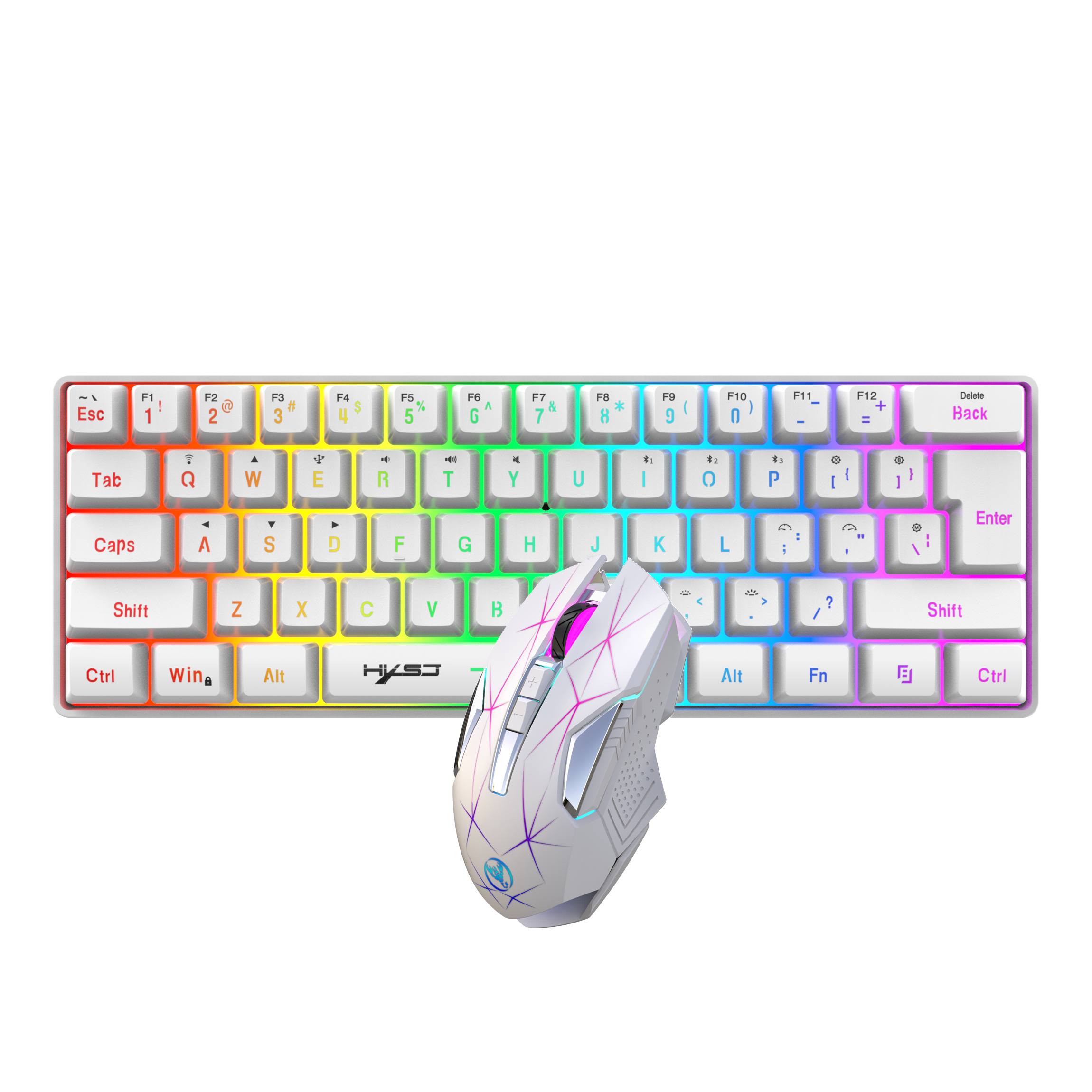 Gaming Keyboard That Is Quiet - 60% Wireless Gaming Keyboard and Mouse