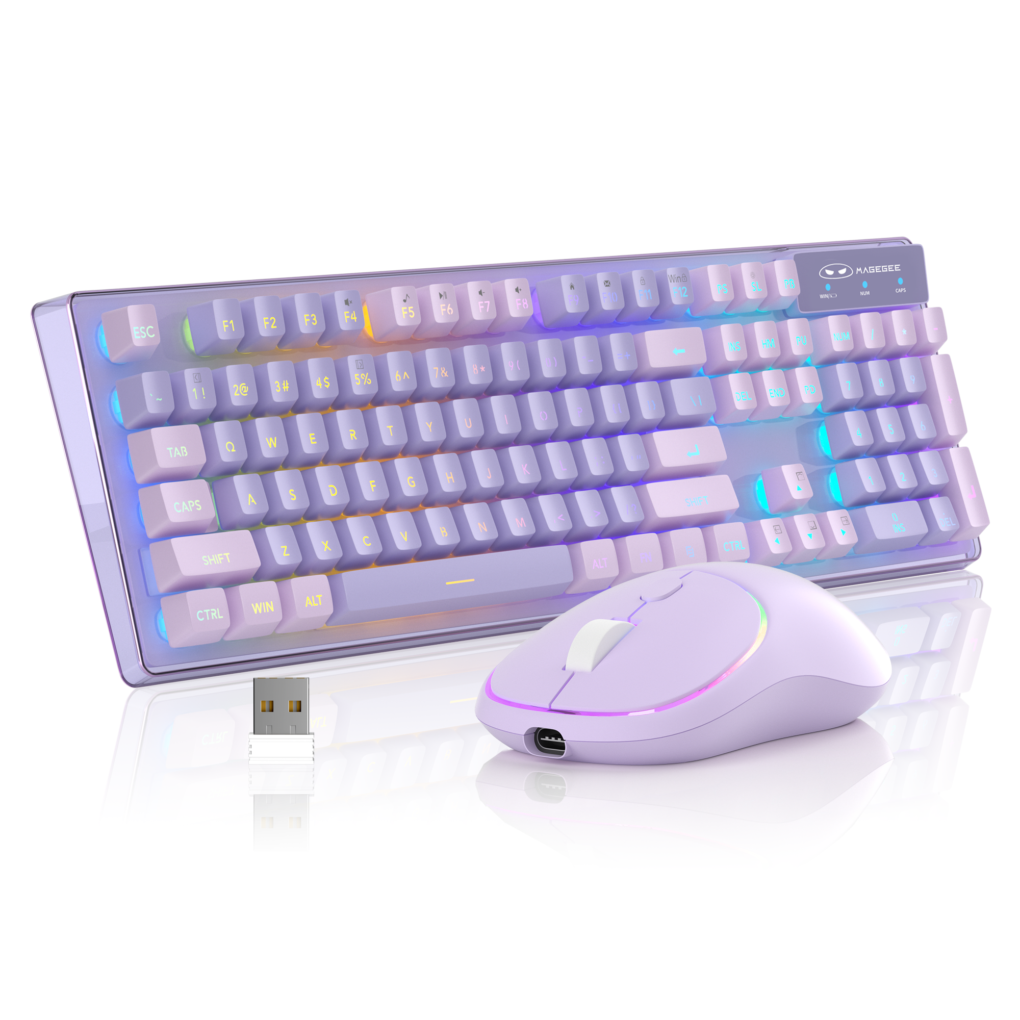 Gaming Keyboard Ergonomics - MageGee V550 Wireless Gaming Keyboard and