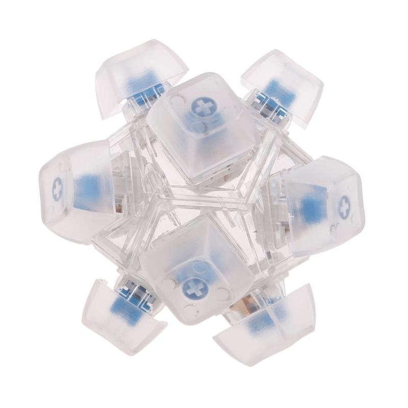 Mechanical Switch Tester - 652F 12 Sided RubiksCubes Mechanical Keyboard
