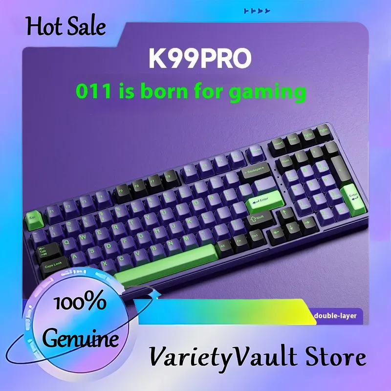 Gaming Keyboard Wireless - FURYCUBE K99pro Wireless Gaming Mechanical Keyboard