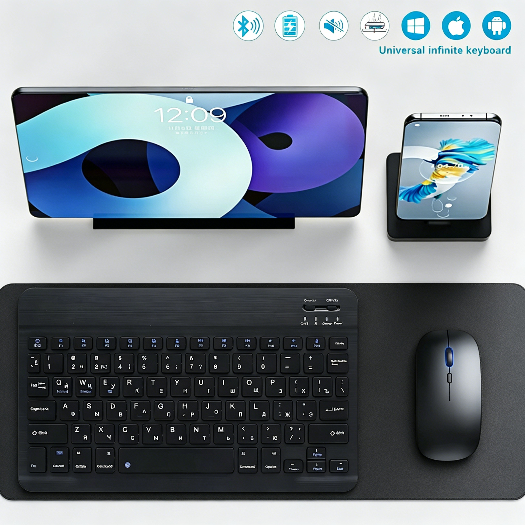 Gaming Keyboard Wireless - Bluetooth Wireless Keyboard Mobile Phone Tablet