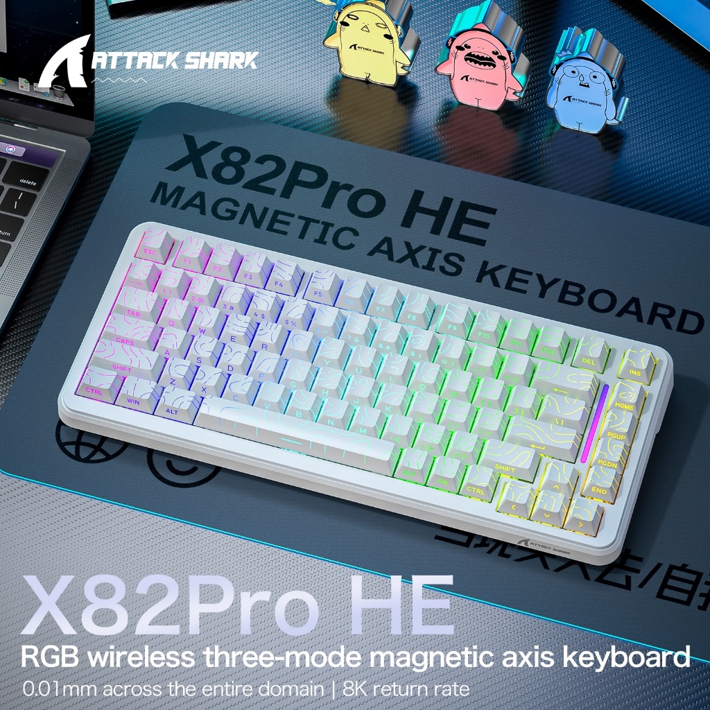 Gaming Keyboard Expensive - ATTACK SHARK X82Pro HE Wireless Magnetic