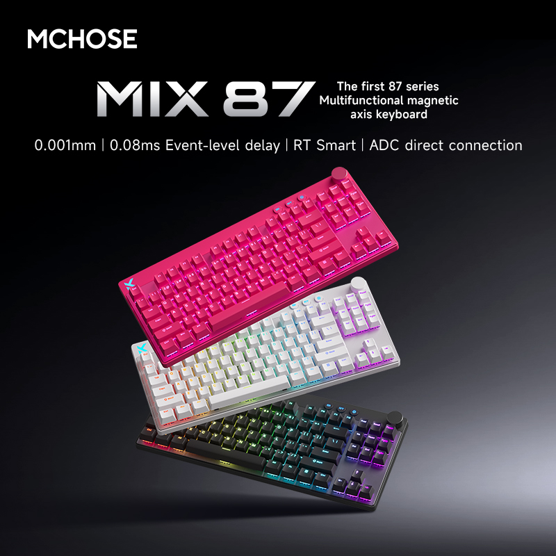 Gaming Keyboard Expensive - Mchose Mix87 Magnetic Swtich Keyboard Wired