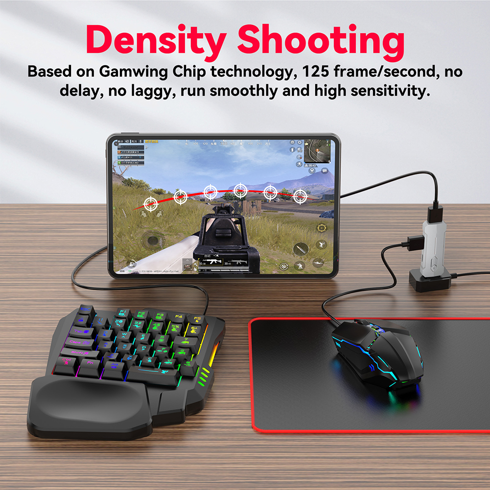 5 in 1 Mobile Game Converter K - Gaming Keyboard And Mouse Converter For Mobile ulasan dan harga