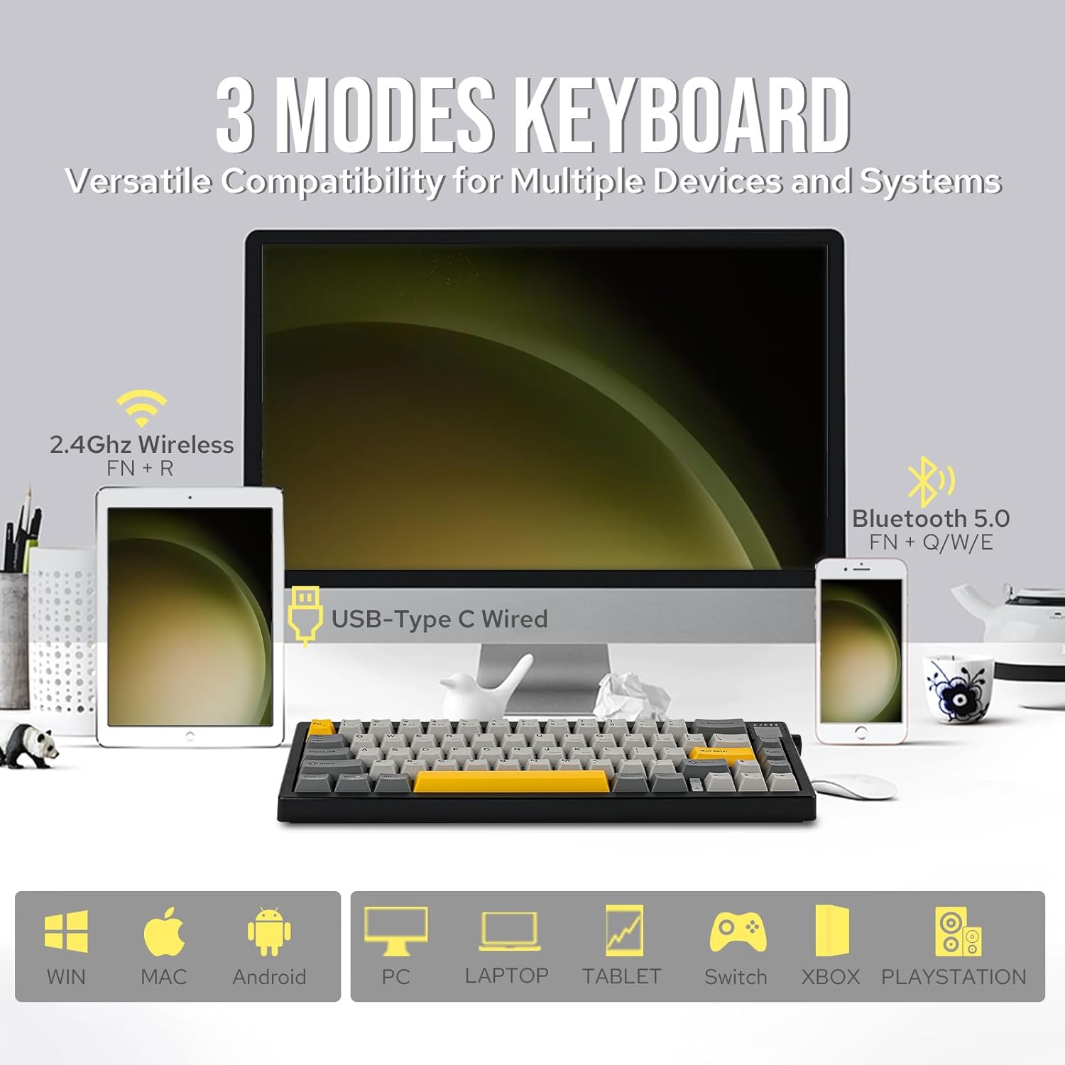 Ajazz AK650 Gaming Mechanical  - Gaming Keyboard Budget ulasan dan harga