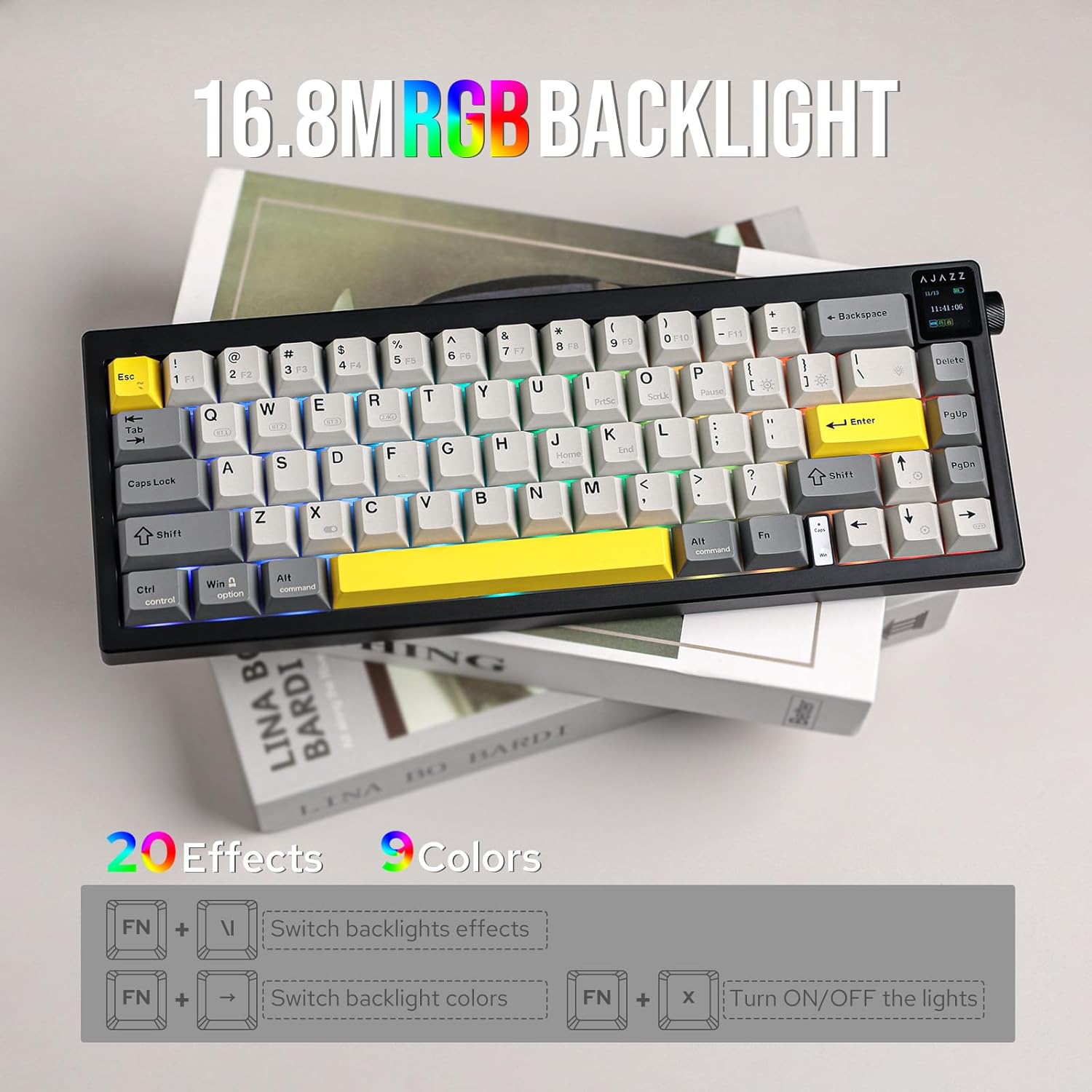Ajazz AK650 Gaming Mechanical  - Gaming Keyboard Budget ulasan dan harga