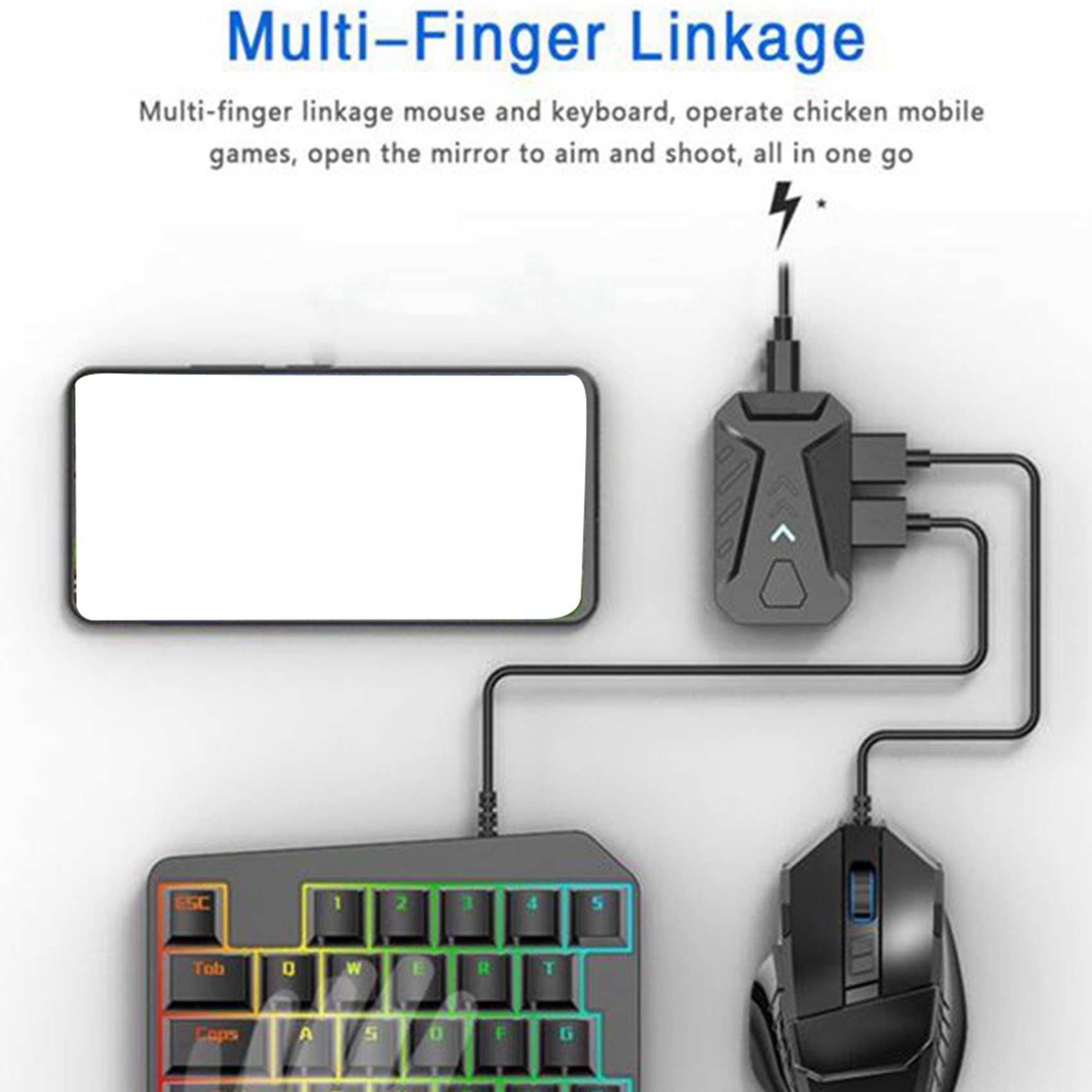 N15R-Portable Mobile Gaming Ke - Gaming Keyboard And Mouse Converter For Mobile ulasan dan harga