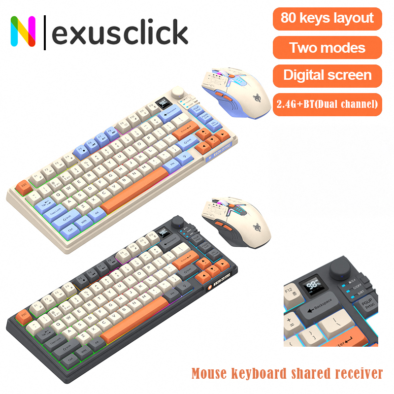 New Dual-Mode 80 Keys Wireless - Gaming Keyboard Mouse Combo ulasan dan harga