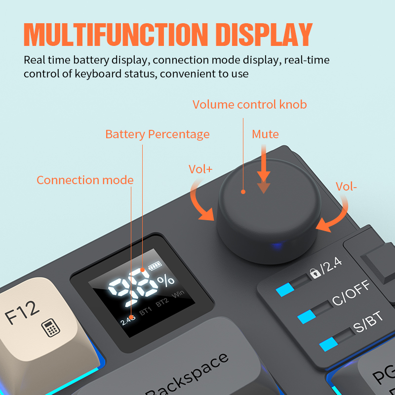 New Dual-Mode 80 Keys Wireless - Gaming Keyboard Mouse Combo ulasan dan harga
