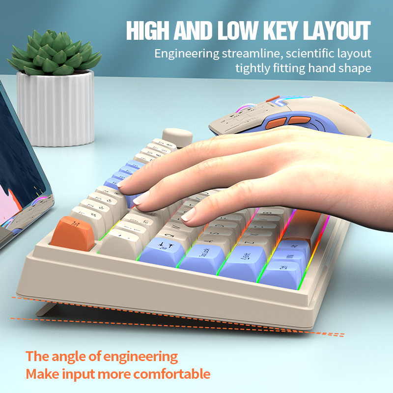 New Dual-Mode 80 Keys Wireless - Gaming Keyboard Mouse Combo ulasan dan harga