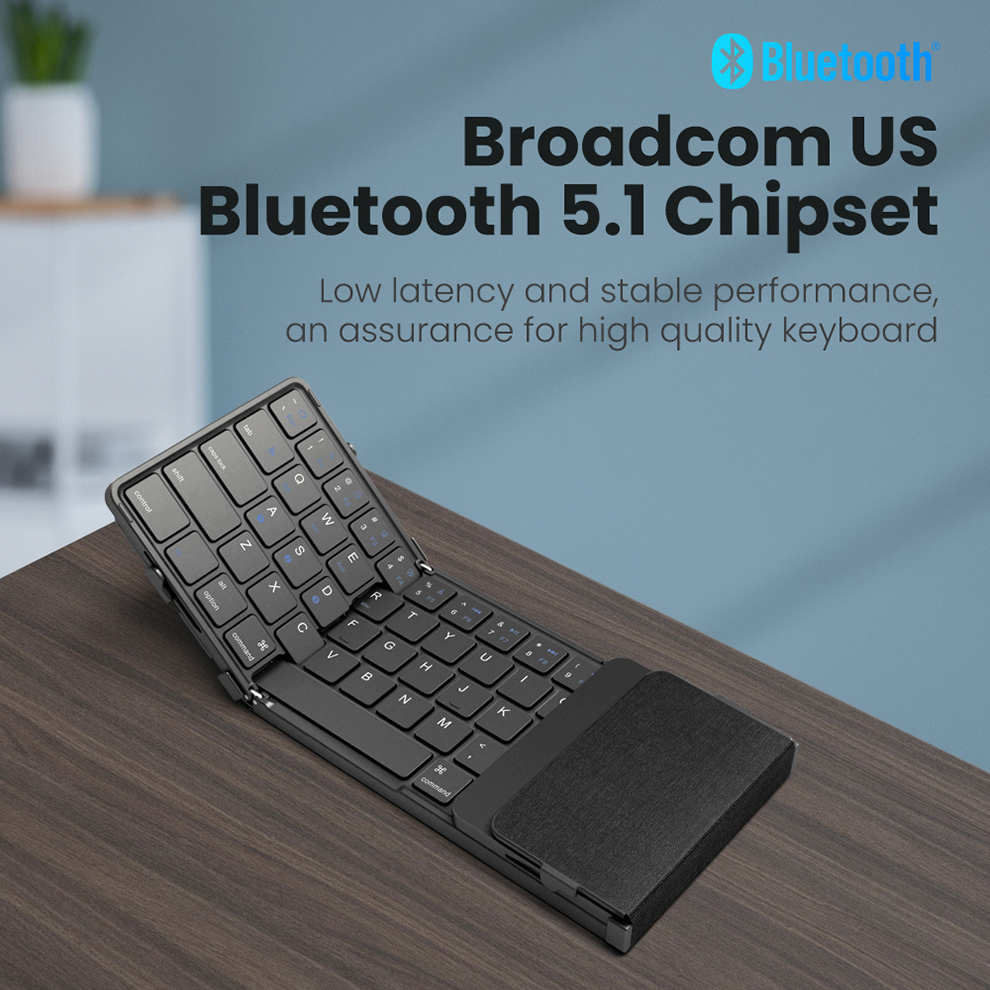 Foldable Bluetooth Keyboard wi - Gaming Keyboard Budget ulasan dan harga