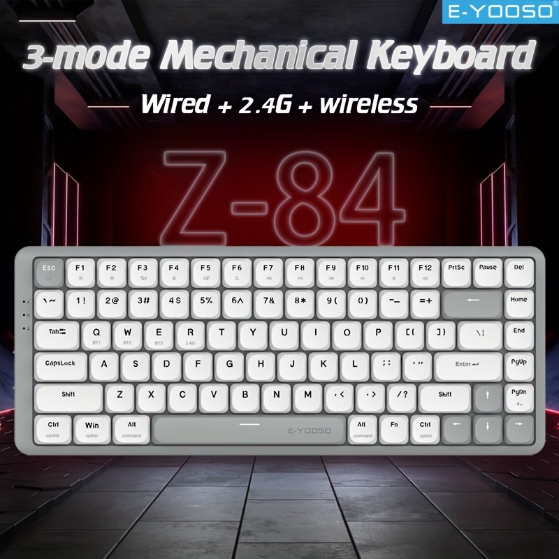 E-YOOSO Tri-Mode 2.4GWireless/ - Gaming Keyboard E Yooso ulasan dan harga