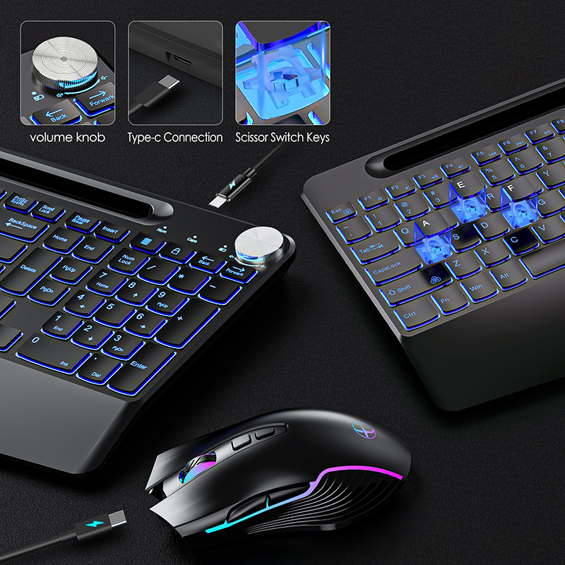 2.4G&Type-C Wireless Keyboard  - Gaming Keyboard Mouse Combo ulasan dan harga