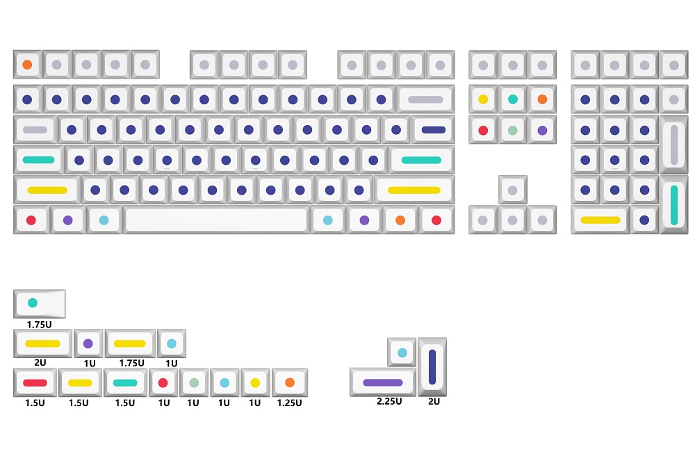 XDA V2 Dot World Dye Sub Keyca - Gaming Keyboard Tkl ulasan dan harga