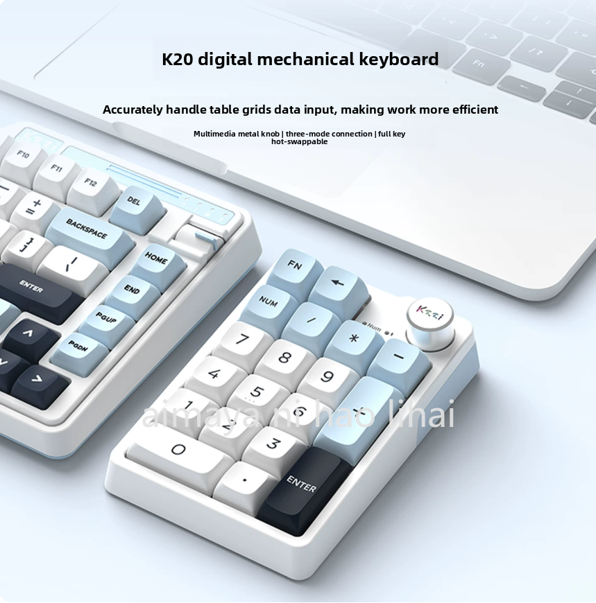 Kzzi K20 Mini Keypad Three Mod - Gaming Keyboard Wireless ulasan dan harga