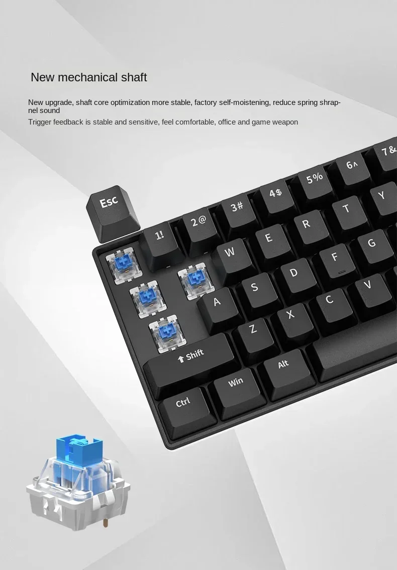 Mechanical keyboard 60% white  - Gaming Keyboard Budget ulasan dan harga