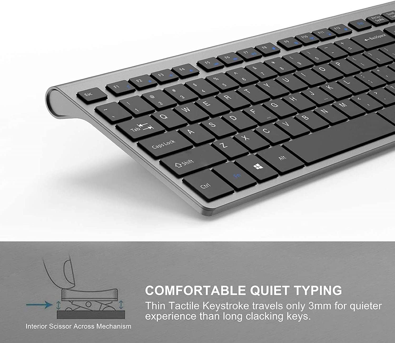 Rechargeable Wireless Keyboard - Gaming Keyboard Ergonomics ulasan dan harga