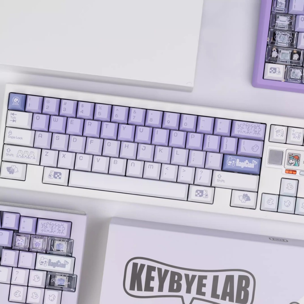 Magician Rabbit Theme Keycap S - Gaming Keyboard Blue ulasan dan harga