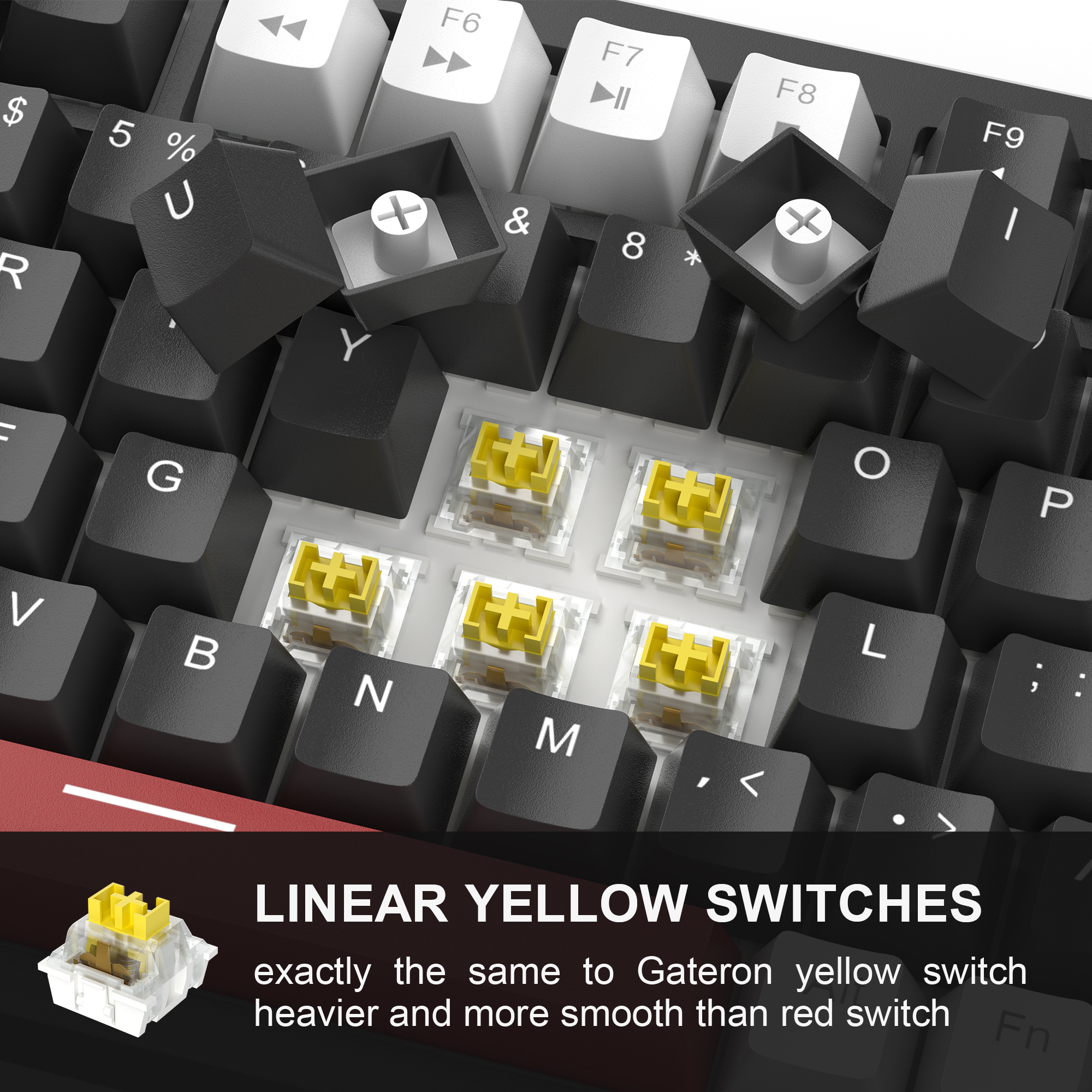 MageGee 75% Mechanical Gaming  - Keyboard Gaming Blue Switch ulasan dan harga