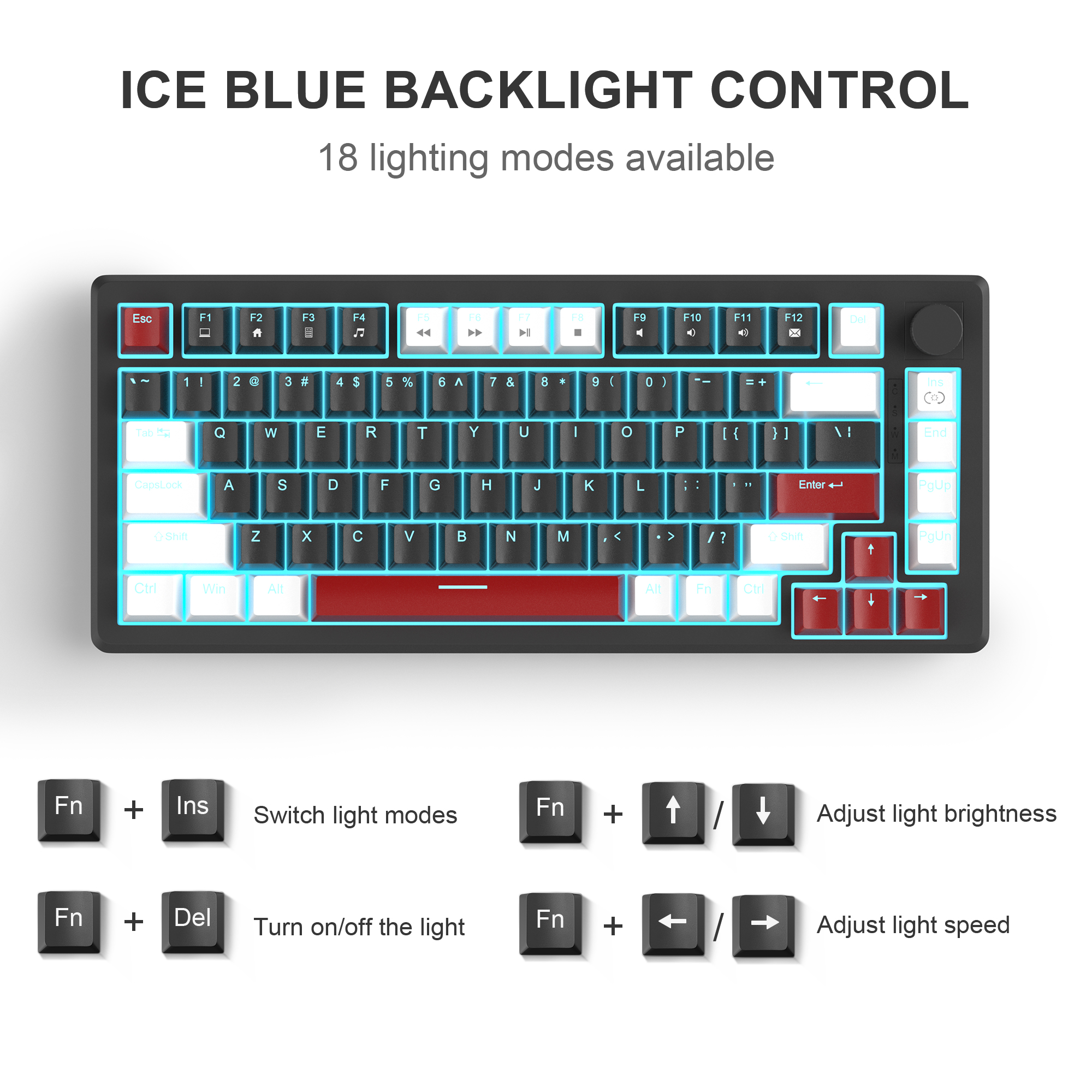 MageGee 75% Mechanical Gaming  - Keyboard Gaming Blue Switch ulasan dan harga