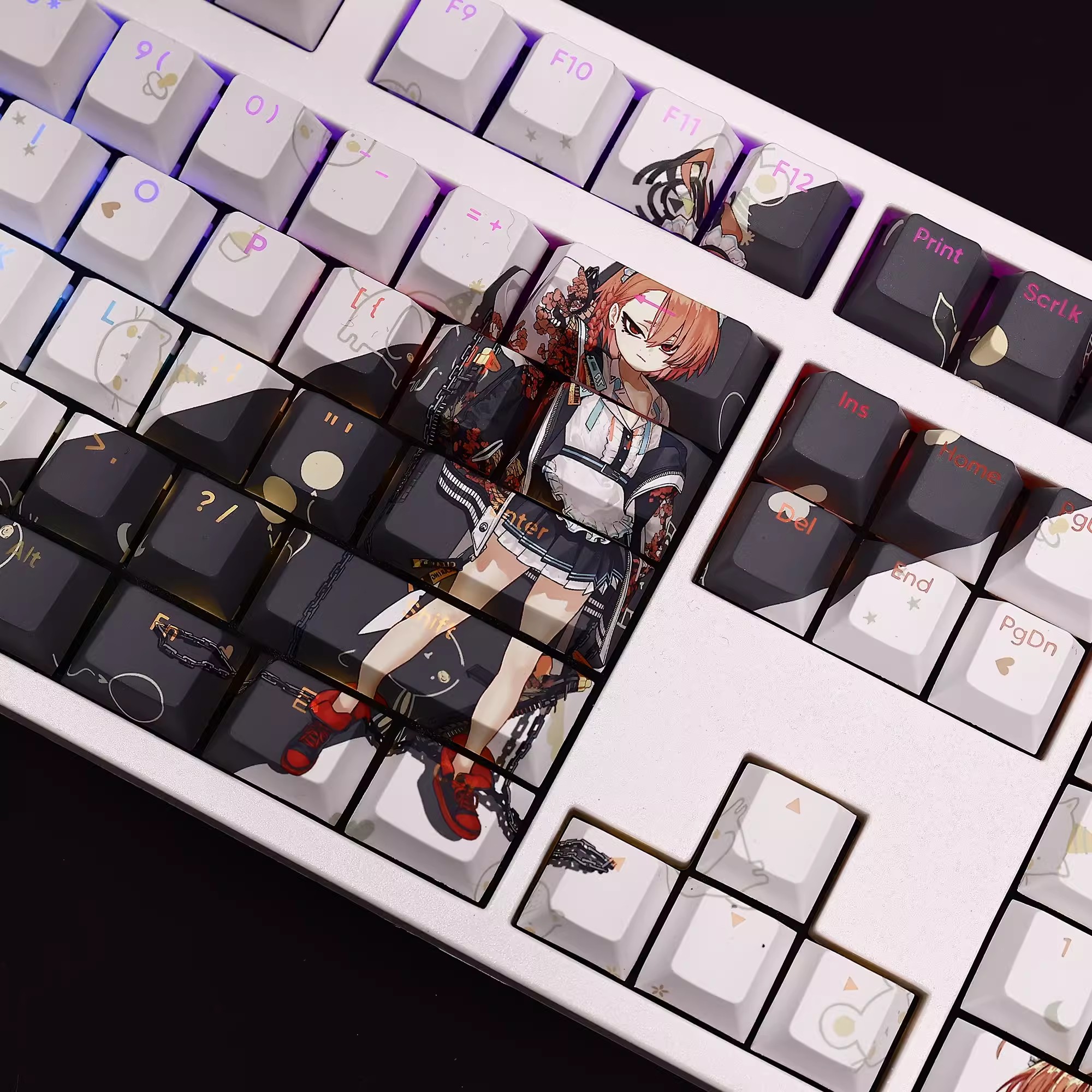 108 Keys/set Blue Archive Mika - Gaming Keyboard Blue ulasan dan harga