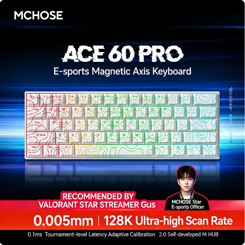 MCHOSE ACE 60 Pro ACE68 V2 Cus - Gaming Keyboard Expensive ulasan dan harga