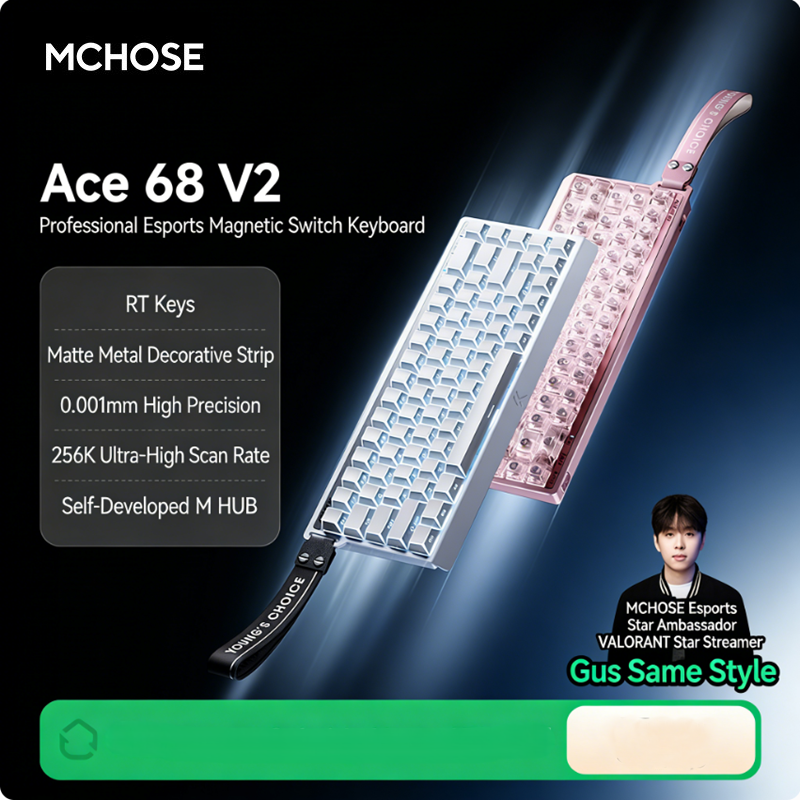 MCHOSE ACE 60 Pro ACE68 V2 Cus - Gaming Keyboard Expensive ulasan dan harga