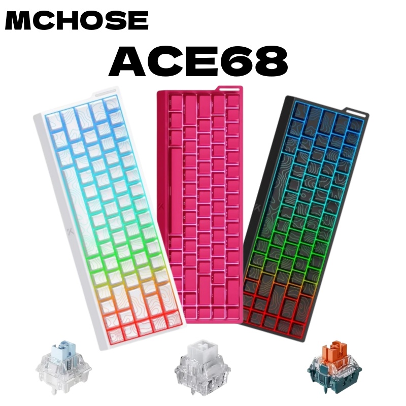 MCHOSE ACE68 Magnetic Keyboard - Gaming Keyboard Expensive ulasan dan harga