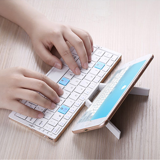 Tri-folding foldable Bluetooth - Gaming Keyboard Budget ulasan dan harga