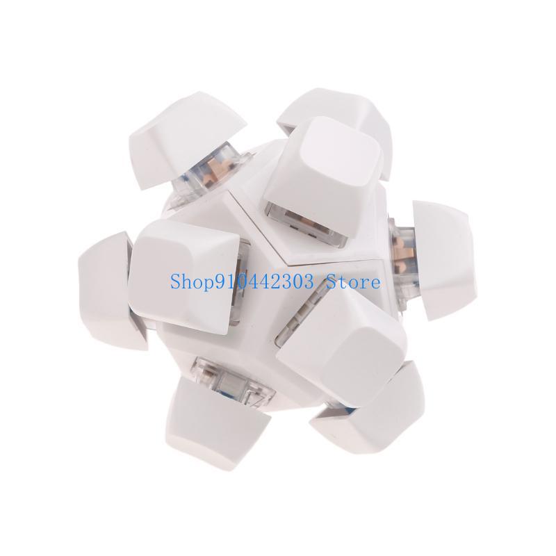 652F 12 Sided RubiksCubes Mech - Mechanical Switch Tester ulasan dan harga