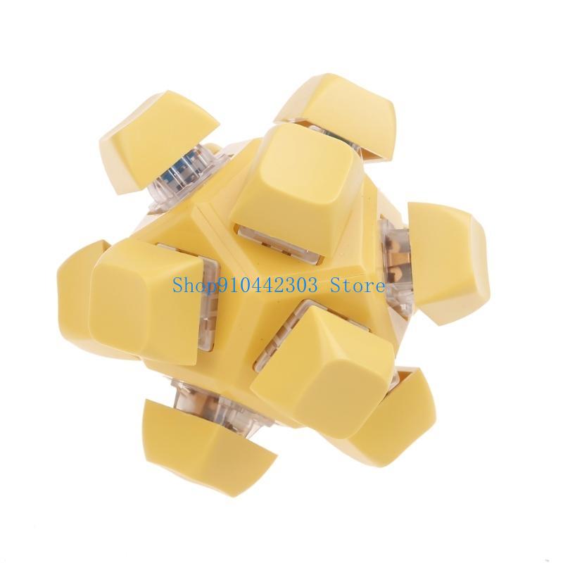 652F 12 Sided RubiksCubes Mech - Mechanical Switch Tester ulasan dan harga