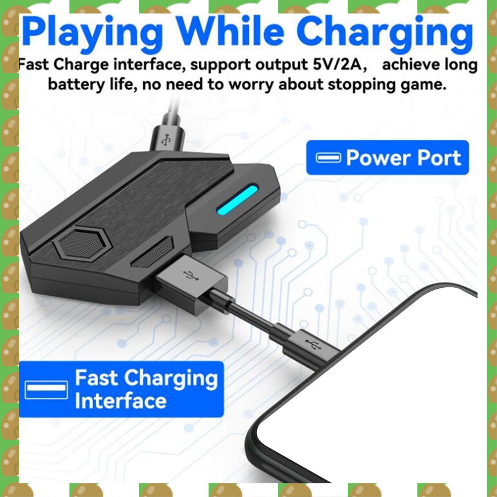 T36C Gamepad Mobile For PUBG C - Gaming Keyboard And Mouse Converter For Mobile ulasan dan harga