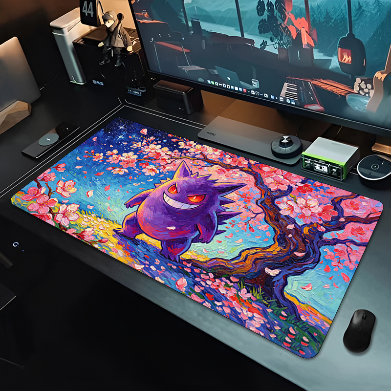 Mouse Pad sakura Gengar Gaming - Gaming Keyboard Theme ulasan dan harga