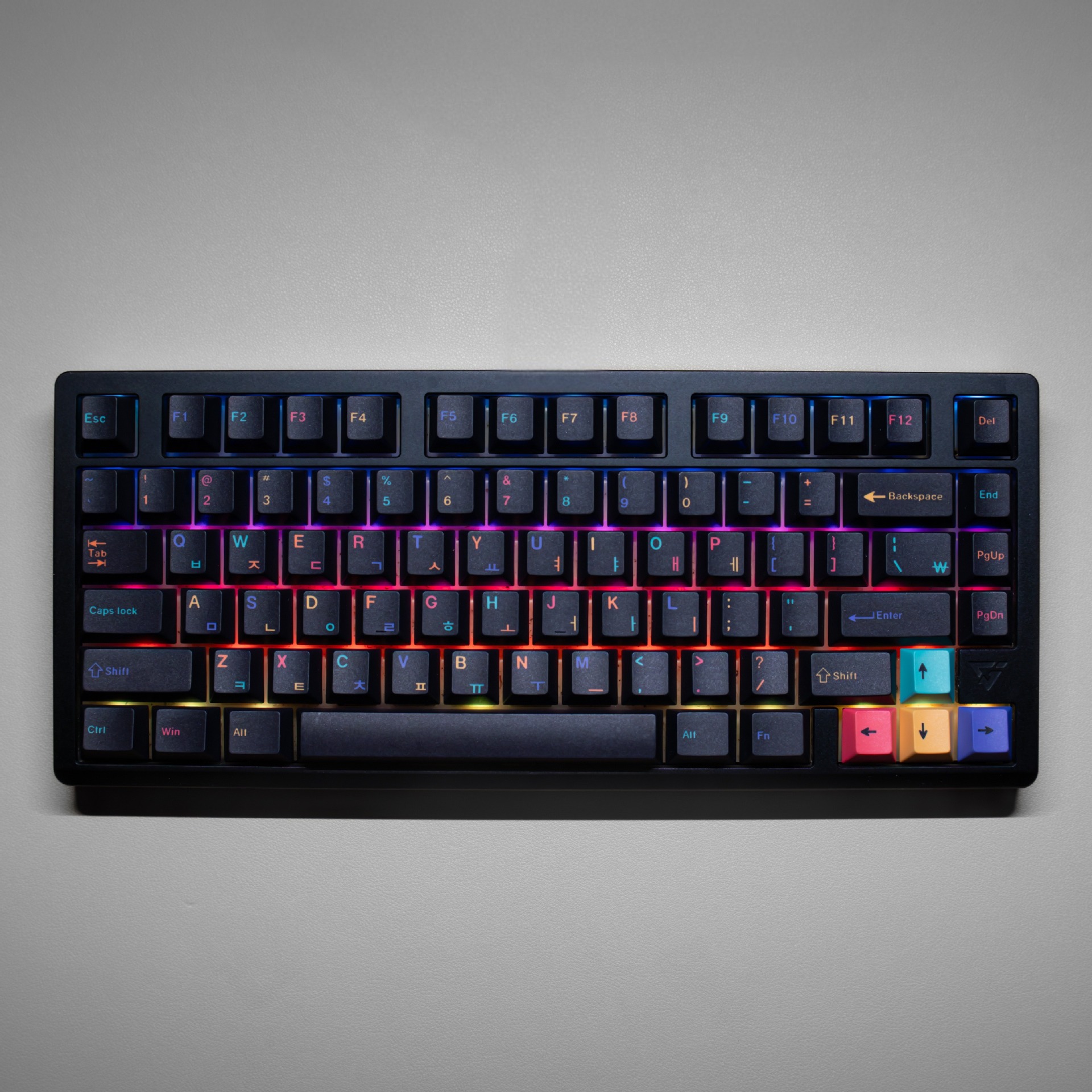 143 Keys Creative Keycaps PBT  - Keyboard Gaming Black ulasan dan harga