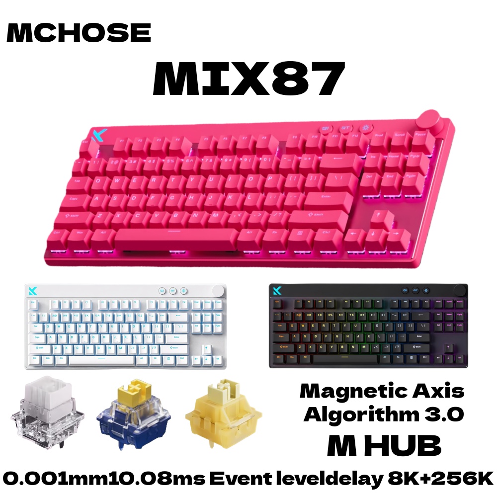 MCHOSE MIX87 Wired Gaming Keyb - Gaming Keyboard Expensive ulasan dan harga