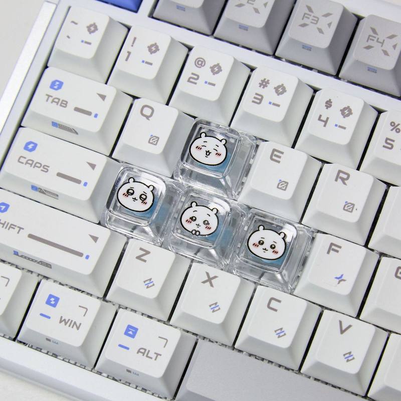 Chiikawa 4 Pcs Handmade Transp - Gaming Keyboard Brands ulasan dan harga