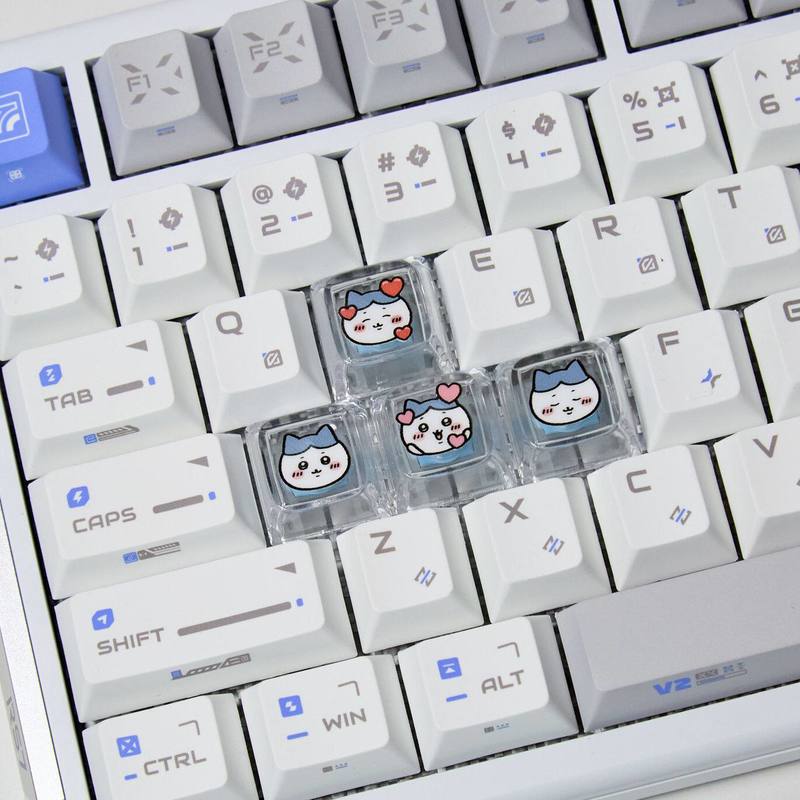 Chiikawa 4 Pcs Handmade Transp - Gaming Keyboard Brands ulasan dan harga