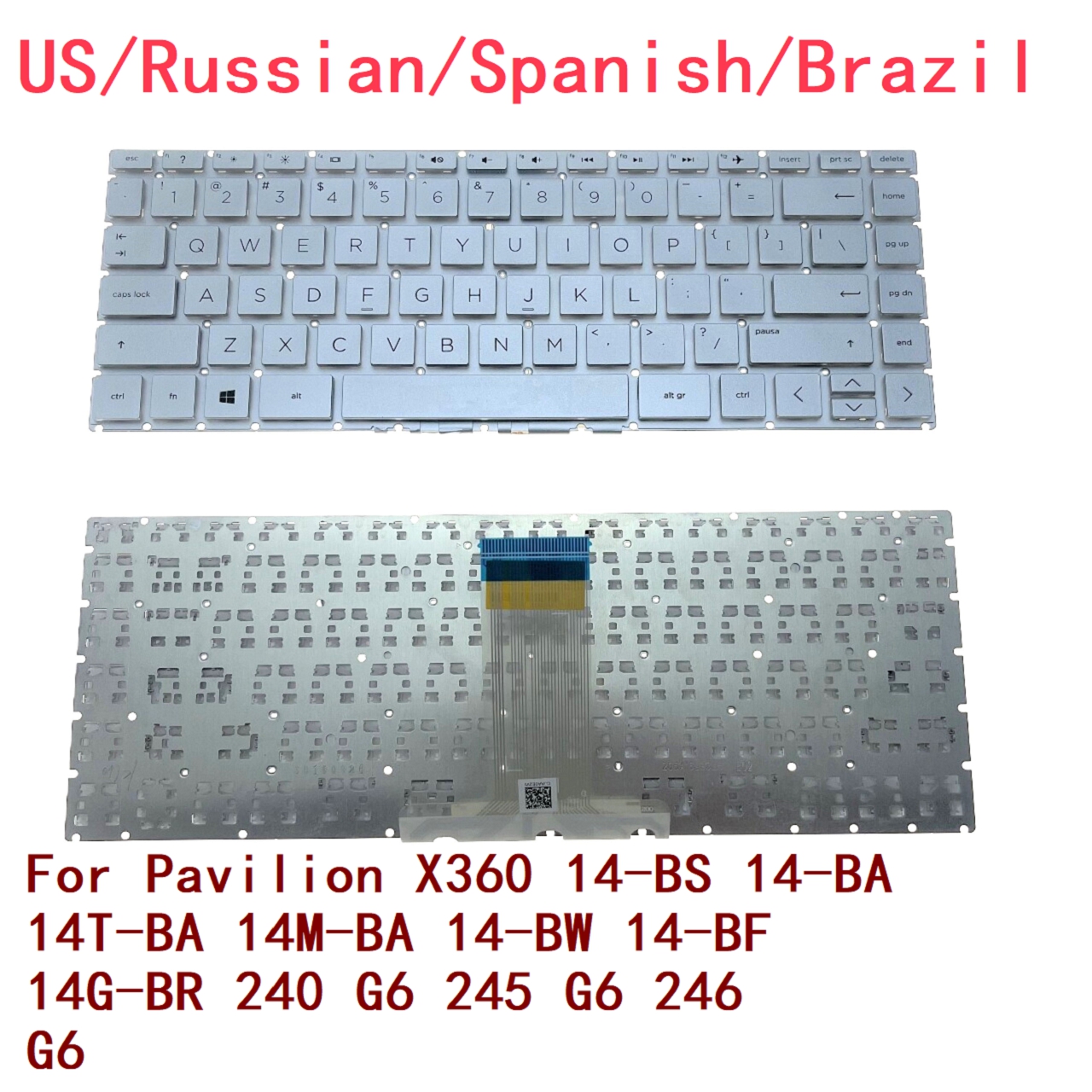 US RU SP BR Backlit Keyboard F - Gaming Keyboard E Yooso ulasan dan harga