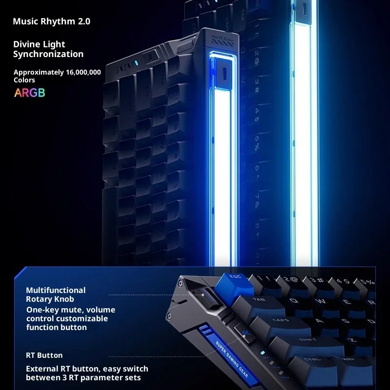 MCHOSE Ace68 Turbo 16k Magneti - Gaming Keyboard Expensive ulasan dan harga