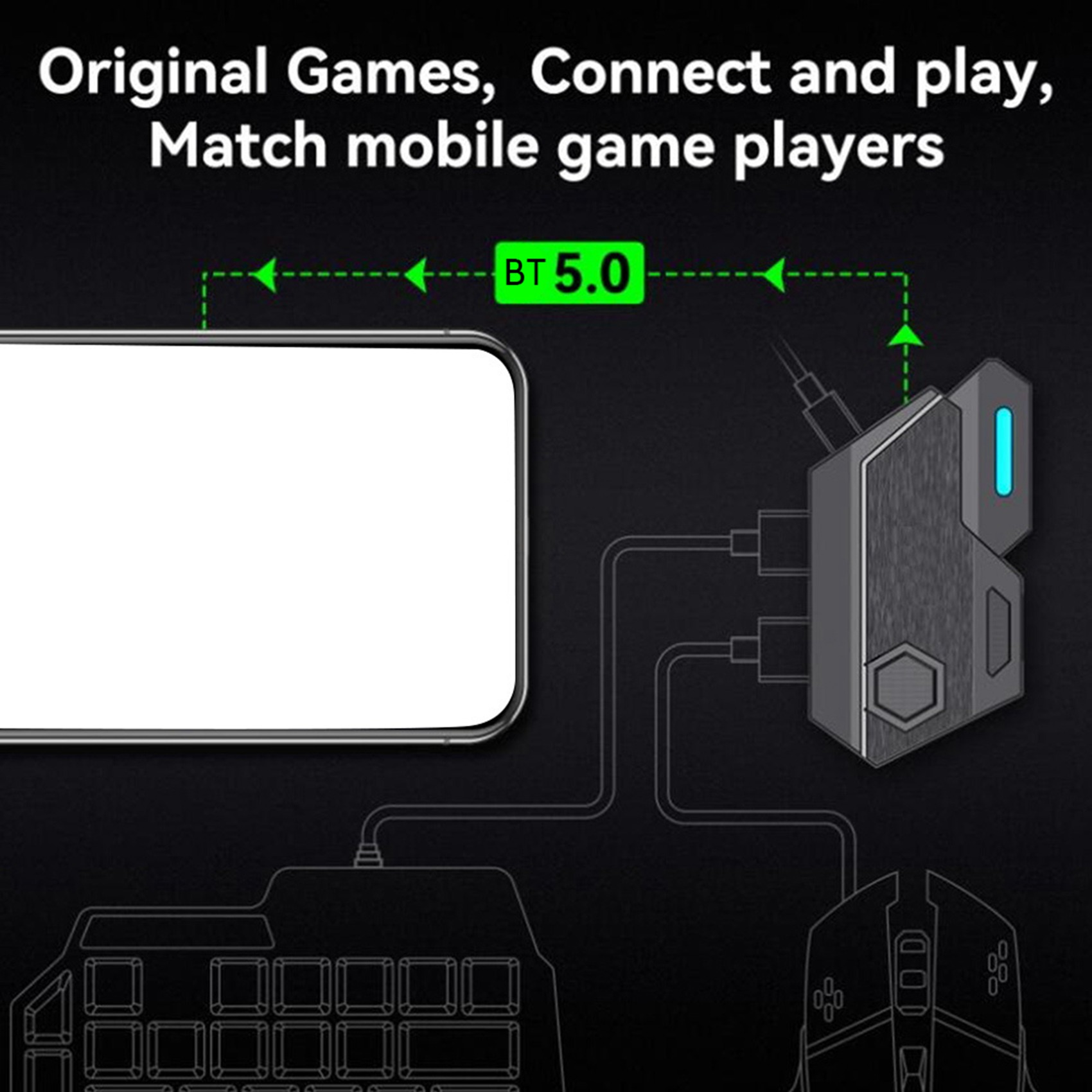 Reliable~ Gamepad Mobile For P - Gaming Keyboard And Mouse Converter For Mobile ulasan dan harga