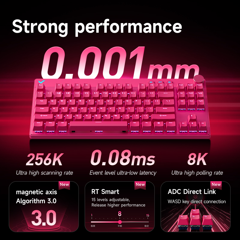 MCHOSE MIX87 Magnetic Switch M - Gaming Keyboard Expensive ulasan dan harga