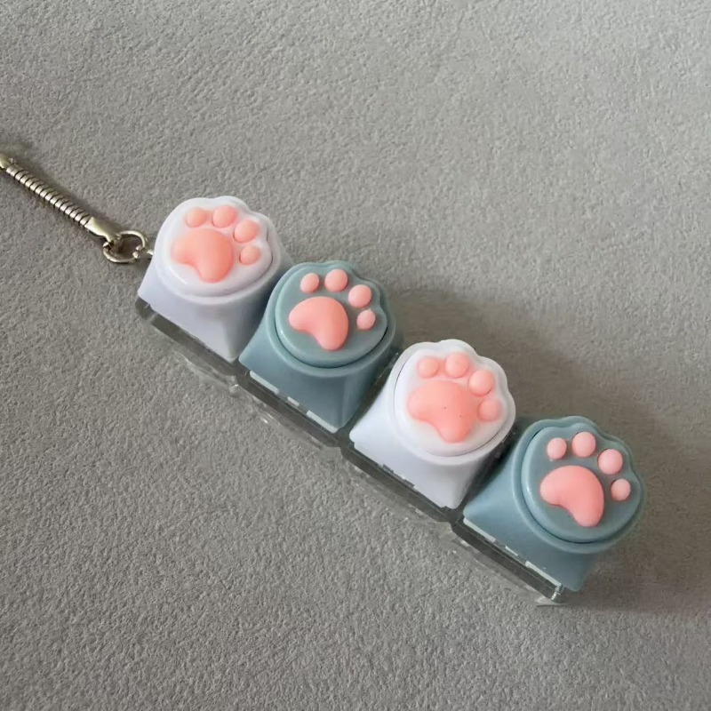 Kawaii Macaron Cat Paw Fidget  - Mechanical Switch Tester ulasan dan harga