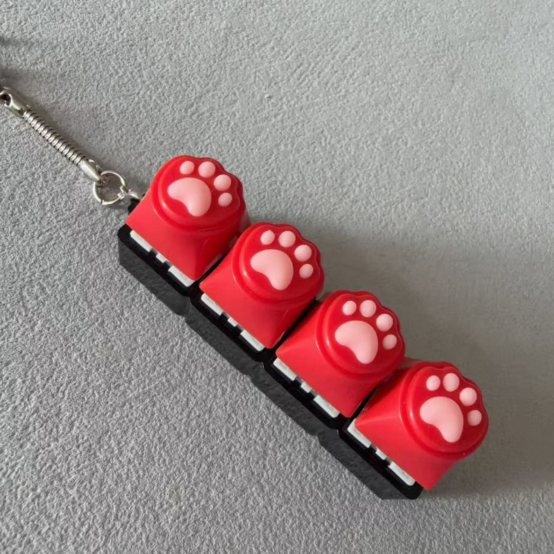 Kawaii Macaron Cat Paw Fidget  - Mechanical Switch Tester ulasan dan harga