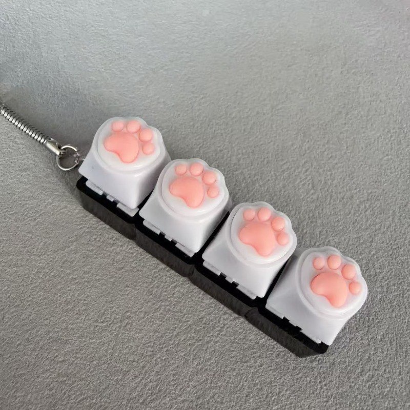 Kawaii Macaron Cat Paw Fidget  - Mechanical Switch Tester ulasan dan harga
