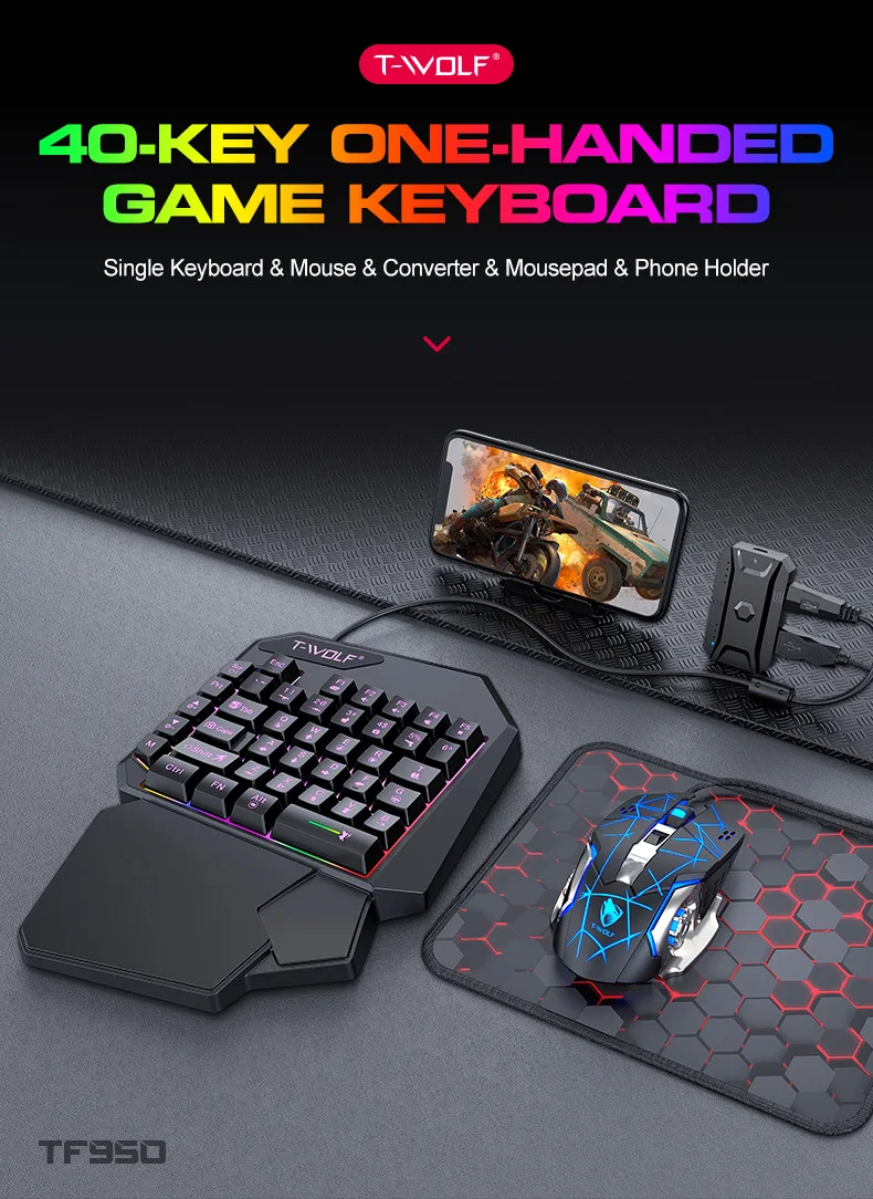 Kit Mobilador Gamer Kit Gaming - Gaming Keyboard And Mouse Converter For Mobile ulasan dan harga