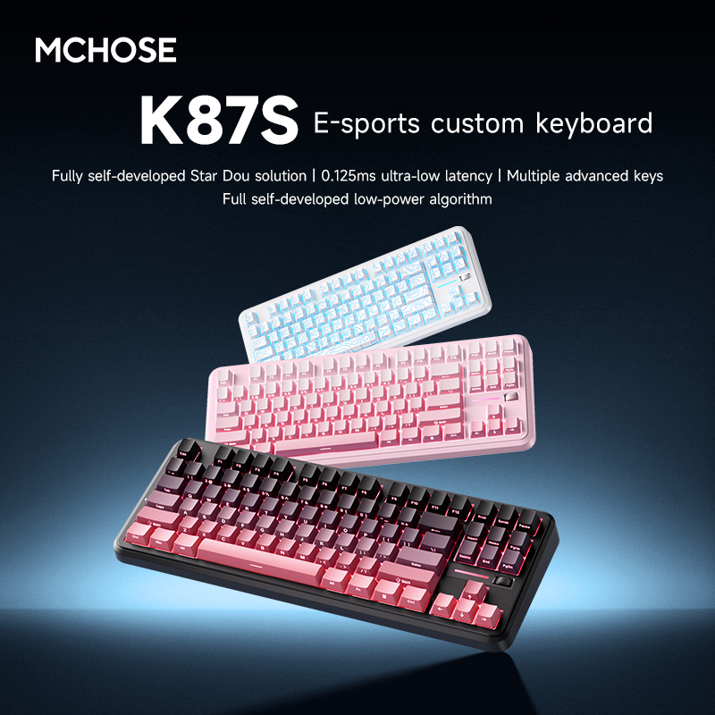MCHOSE K87S keyboard dual 8k r - Gaming Keyboard Expensive ulasan dan harga