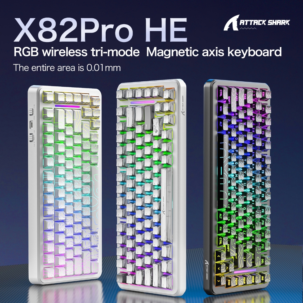 ATTACK SHARK X82Pro HE Wireles - Gaming Keyboard Expensive ulasan dan harga