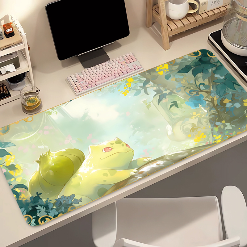 Anime Mouse Pad Pokemon Bulbas - Gaming Keyboard Theme ulasan dan harga