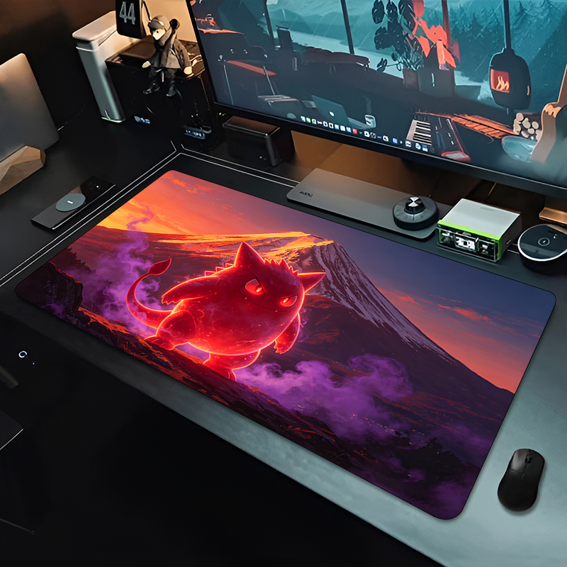 Mouse Pads Anime Pokemon Genga - Gaming Keyboard Higround ulasan dan harga