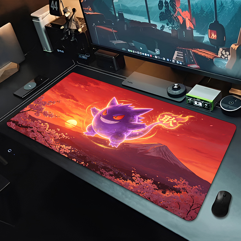 Mouse Pads Anime Pokemon Genga - Gaming Keyboard Higround ulasan dan harga